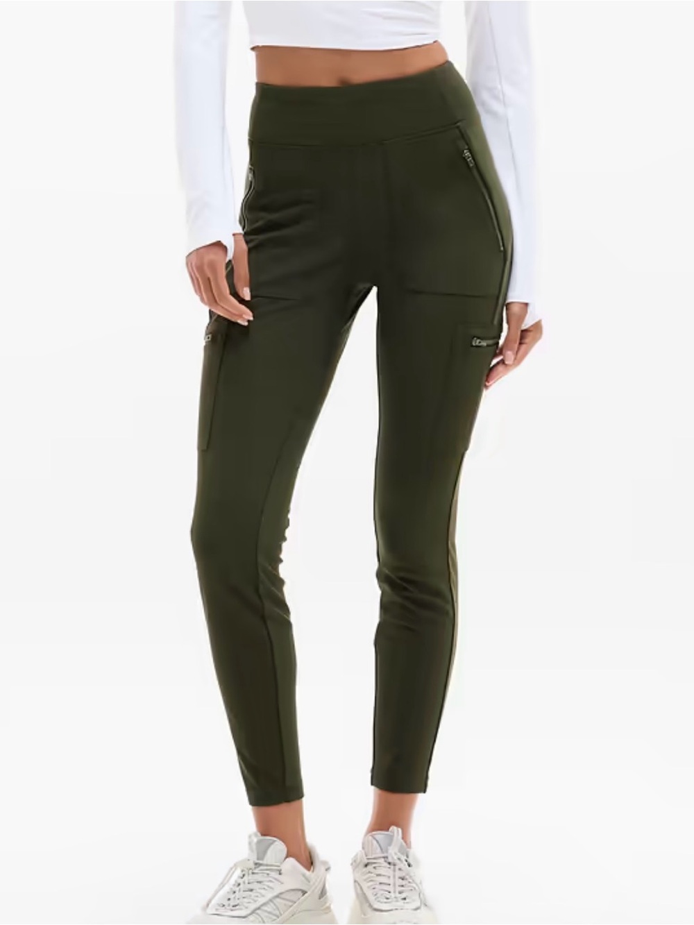 Athleta HEADLANDS HYBRID HIGH RISE CARGO LEGGING Size 0. NWOT